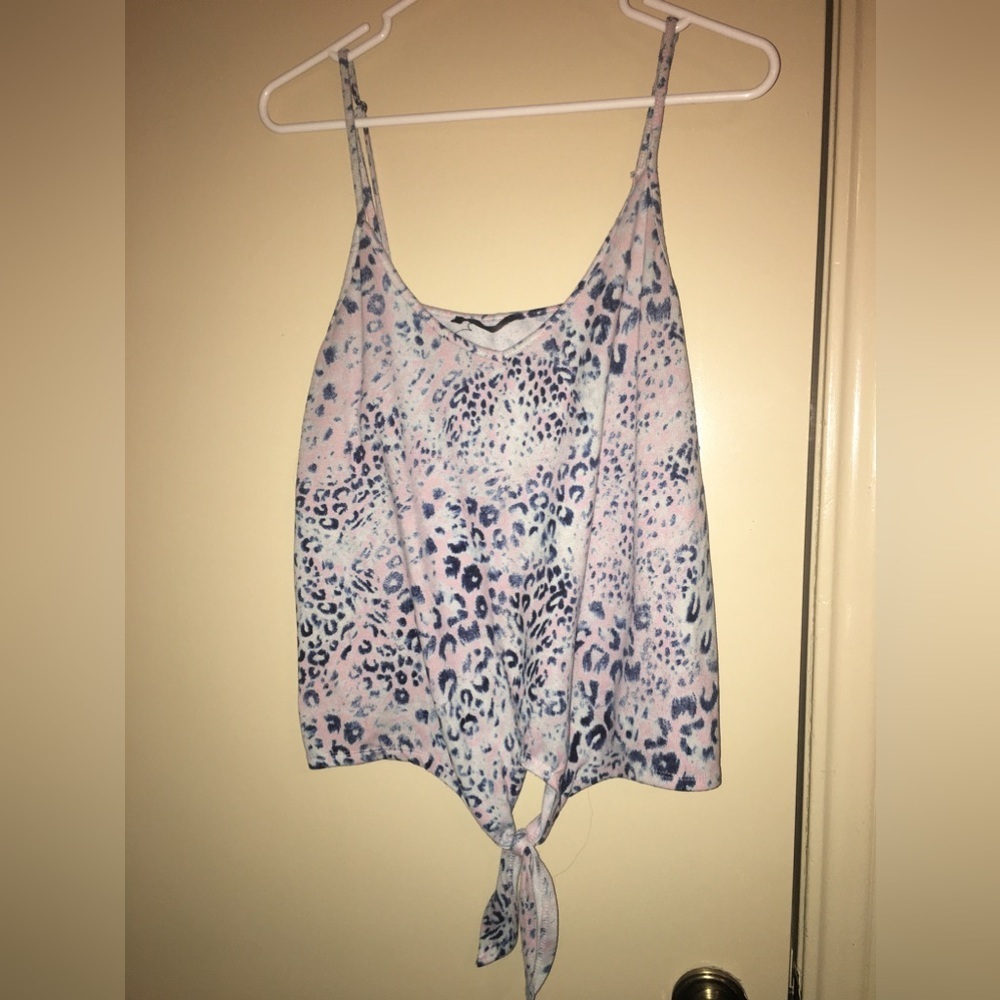 Women’s animal print crop top - Picture 1 of 3
